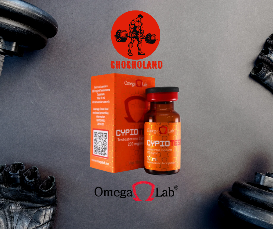 Cypio Test Omega Lab 200 mg - Suplementos para Masa Muscular y Fuerza