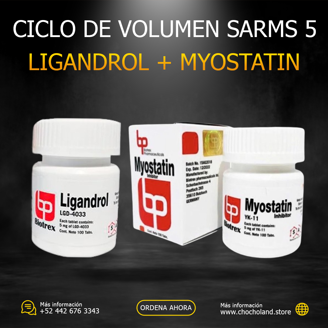 Ciclo de Volumen SARMs 5 (Ligandrol – Myostatin)