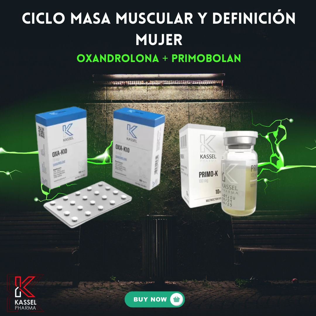 Ciclo mujer masa muscular y definición Kassel Pharma