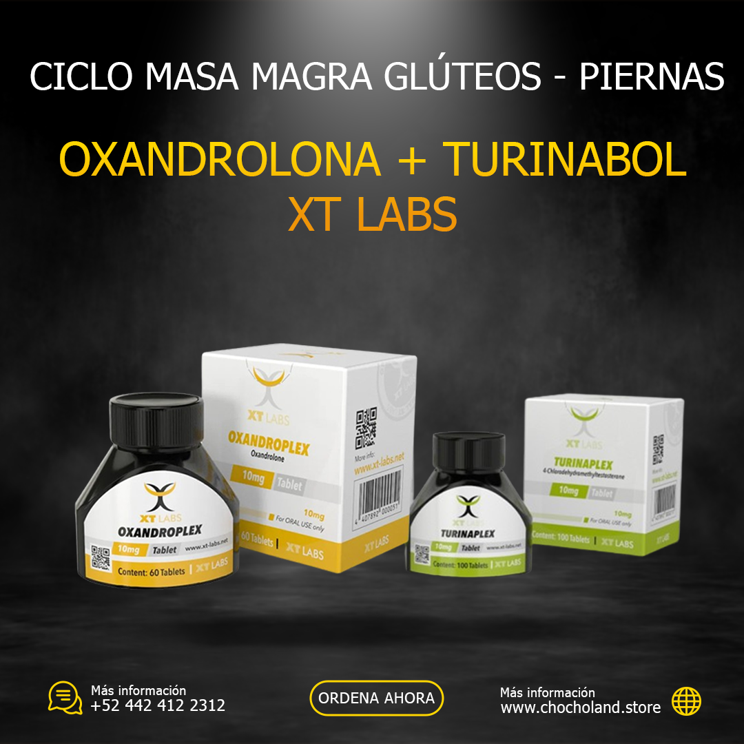 Ciclo Masa Magra Glúteos – Piernas (Oxandrolona + Turinabol) XT Labs