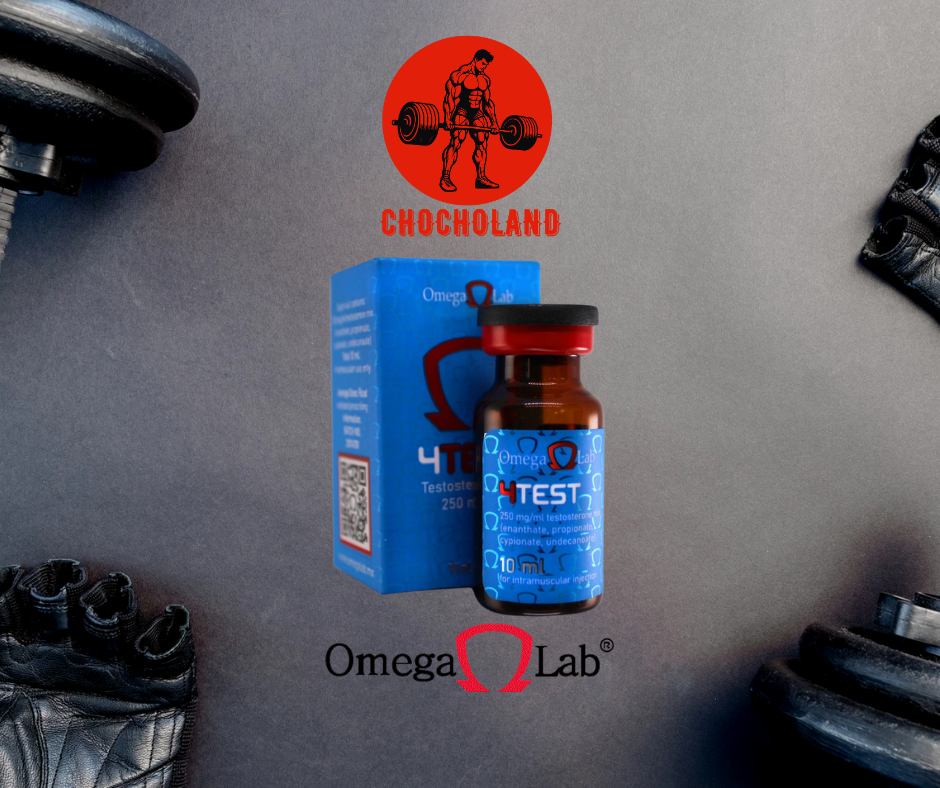 4 Test – Sustenon 250mg – 10ml de Omega Lab - Suplementos para Masa Muscular y Fuerza