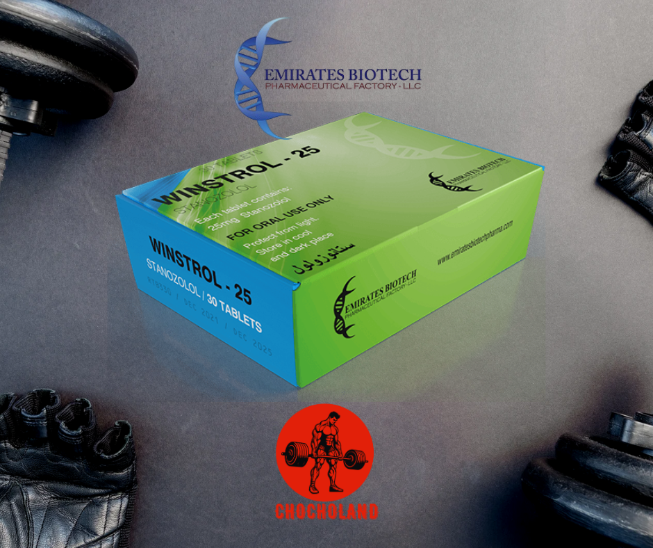Winstrol 25 mg Emirates Biotech (Stanozolol)