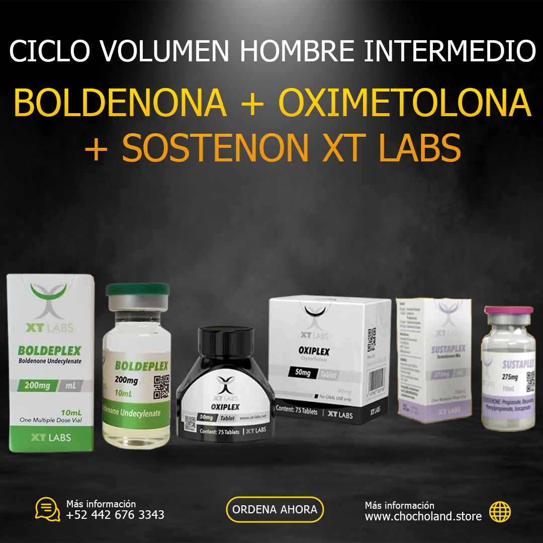 Ciclo de Volumen Hombres Intermedios 1 Boldenona XT LABS
