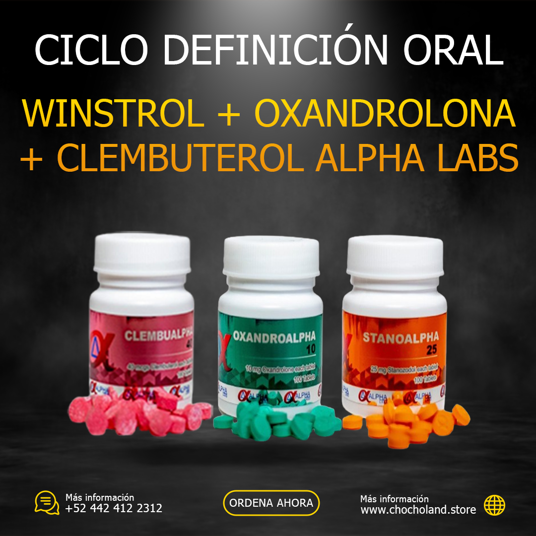 Ciclo Definición Oral (Winstrol, Oxandrolona, Clembuterol)