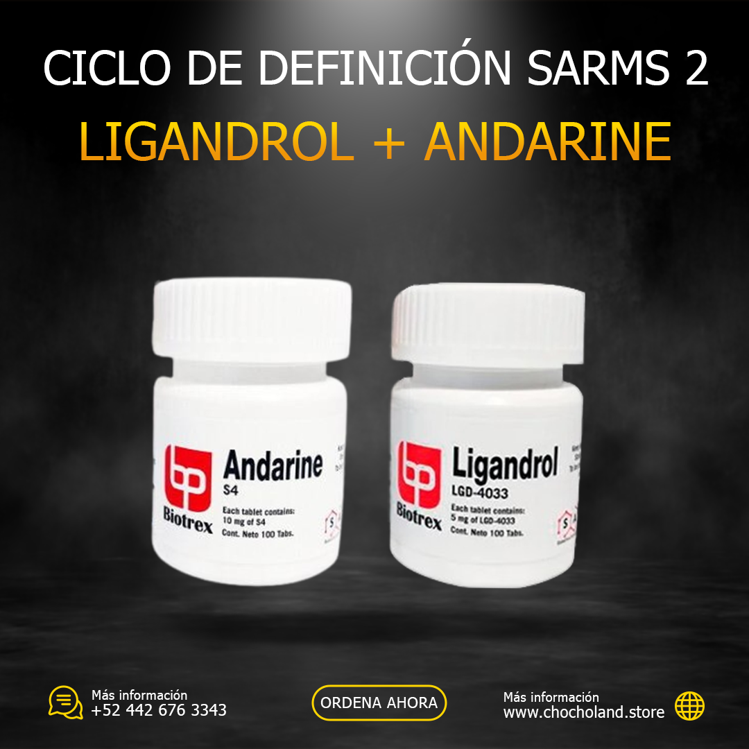 Ciclo de Definición SARMs 2 (Ligandrol + Andarine)