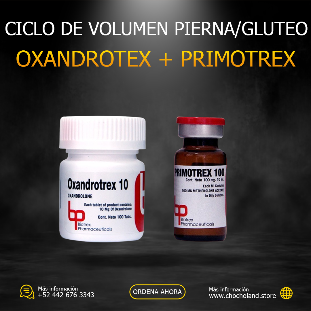 Ciclo de Volumen Pierna/Glúteo (Oxandrolona-Primobolan) BIOTREX